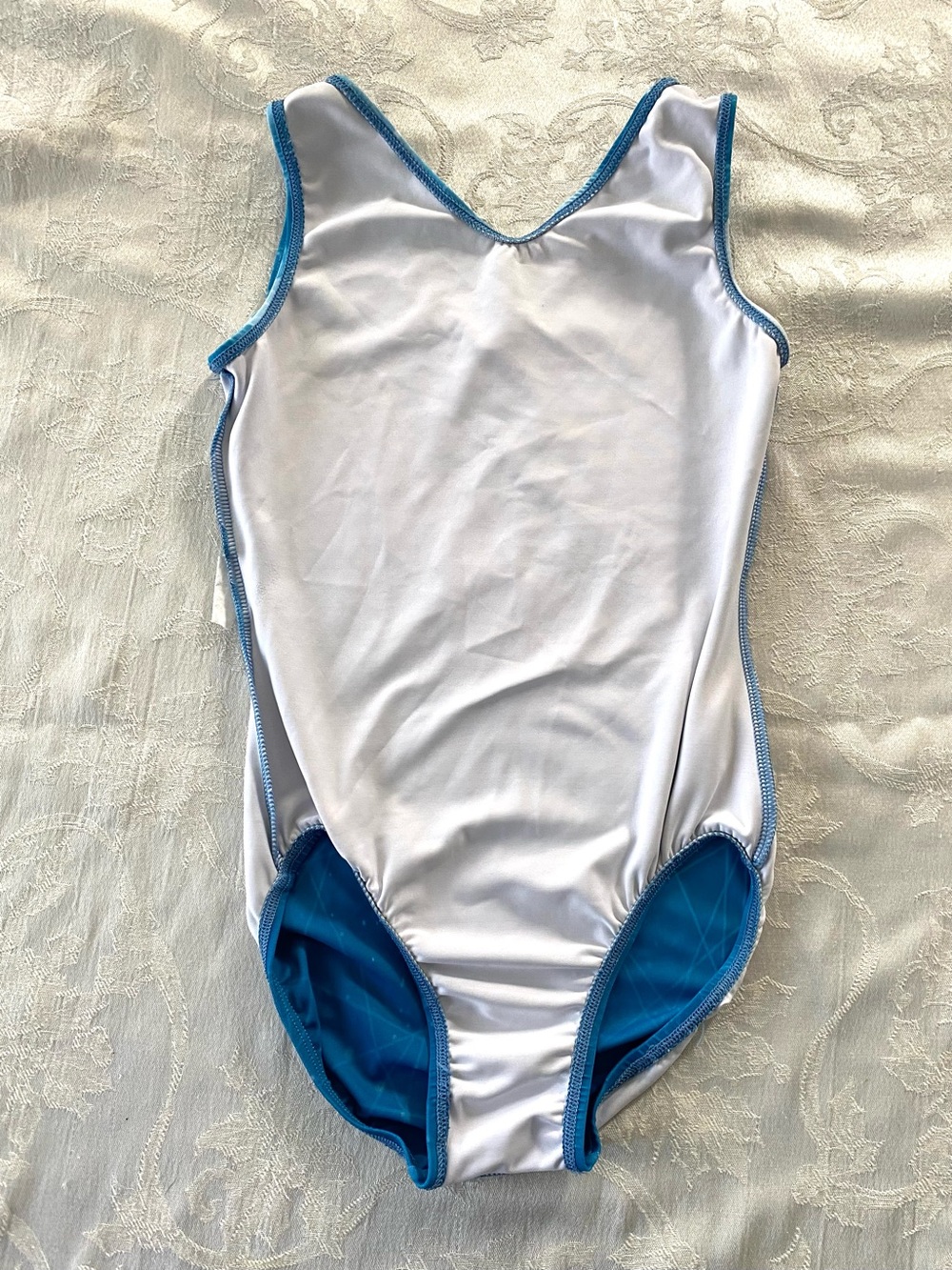 GK Gymnastics Leotard “Frozen Wind” AXS Adult Extra Small - Picture 4 of 13